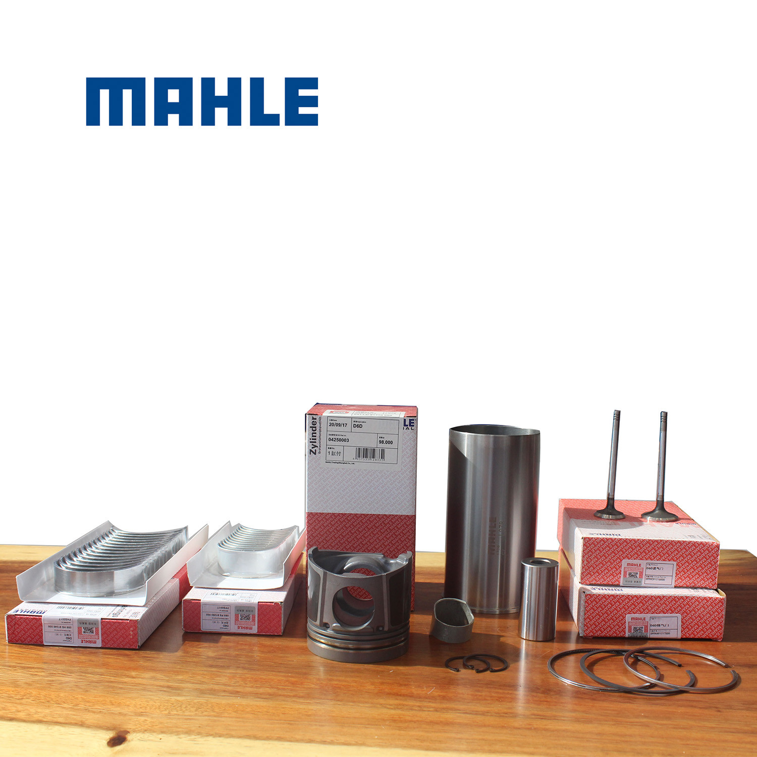 Hot Sale Original Quality Diesel Engine Parts Genuine MAHLE D6D Liner Kit 4501365 4250003 20460011 For VOLVO EC210 Excav
