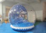 PVC Inflatable Snow Globe Yard Decoration For Advertising 3 Years Warranty