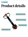 Walkie Full Electric Pallet Stacker Forklift 1.5 Ton 125*40*35cm Flat Pallets