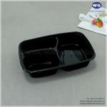 Plastic 3 Compartments Bento Box-Disposable Food Storage Containers-Disposable