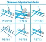 PS758 Industrial Remove Dust Print Head Flat Polyester Swab Cleanroom Swab