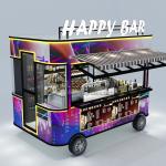 2022 Electric Mobile Wine Cocktail Drink Bar Van Truck Trailer Cart and