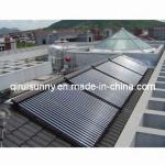 Concentrating Solar Water Collector Featuring Anodized Aluminum Alloy Manifold