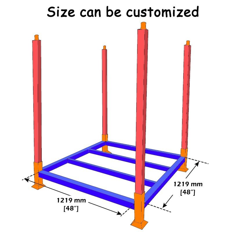 ODM Warehouse Pallet Stacking 1.25T Fabric Pallet In Transporting