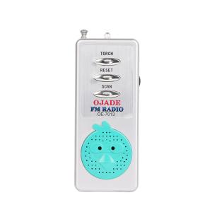 Wholesale ABS Handheld FM 88-108 MHz FM Frequency Range Auto Scan Radio Support OEM ODM from china suppliers