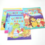 4 Colors Paperback Children Coloring Book Printing Customized Design with Paper