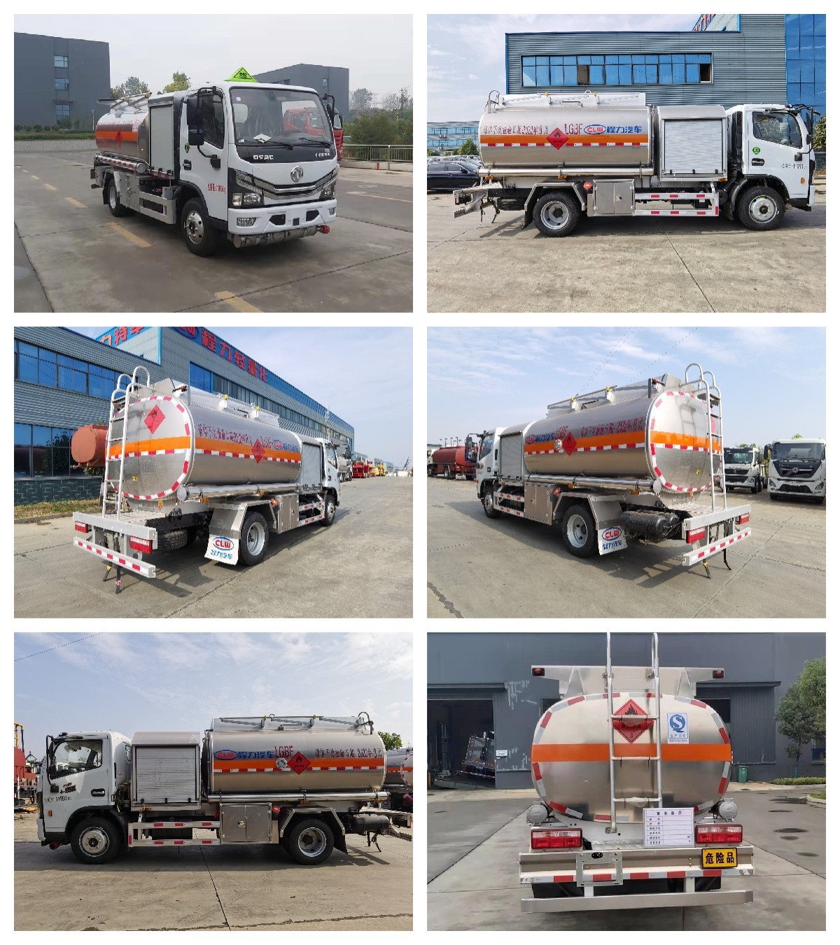 Chinese Dongfeng 5000 Liters Air Jet Aircraft Refueling Truck With YC4FA120-30 Engine