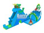 Funny kids inflatable amusement park / inflatable dragon water park with good