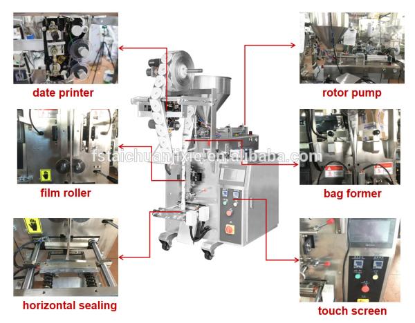 High speed fruit juice ice lolly packing machine jelly stick sachet ice pop