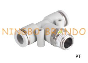 Wholesale PT Male Branch Tee Pneumatic Quick Connect Coupling 1/8'' 1/4'' 3/8'' 1/2'' from china suppliers