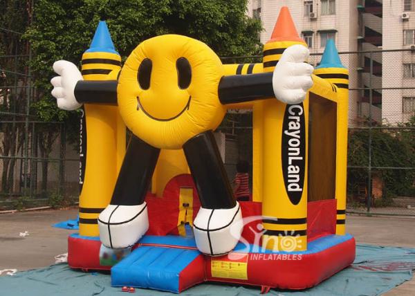 13x13 good price indoor children crayonland inflatable bouncer with EN14960