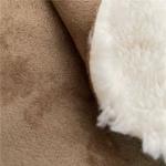 100 Polyester Jacket Suede Bonded Fabric 75Dx160D 420gsm 150cm
