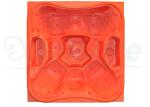 Hand Crafted Hot Tub Mold Fiberglass Material With Reversible Lounges Recliners