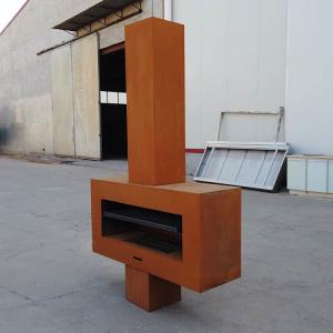 China 1200mm Corten Steel Fire Pits ISO9001 Wood Burning Patio Heaters on sale