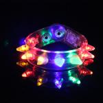 Multi-Color Push Button Spike LED Bracelet For Concert,Carnivals, Sporting