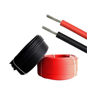 Wholesale LOW VOLTAGE 6mm Solar Cable for PV System 1000V Double Insulated XLPO Jacket UV Resistant Red/Black 4mm/6mm2 from china suppliers