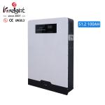 100ah 51.2 Voltage Wall Mounted Lithium Battery Lifepo4 All In One Without