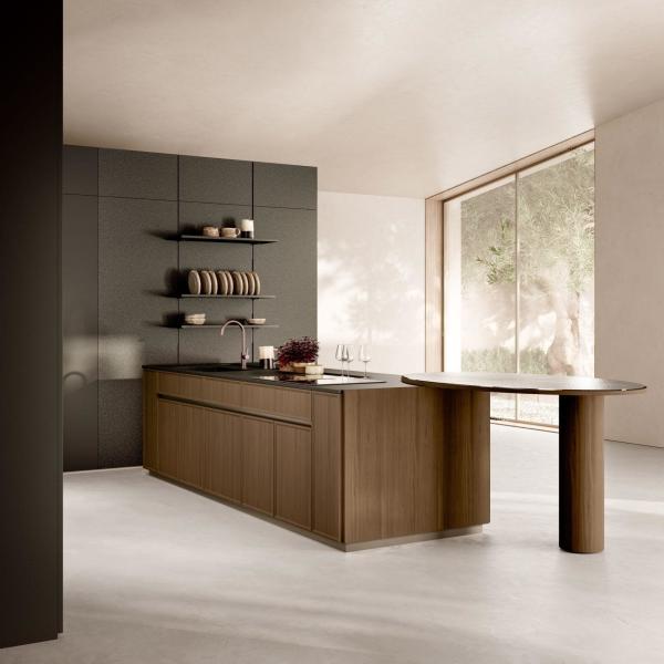Custom Modern Furniture Kitchen Dining Room Cabinet Wood Veneer Door Panel