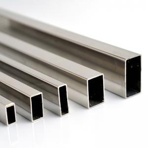 China High Carbon 304 Stainless Steel Square Tubing Hot Rolled BA 2B NO.4 on sale