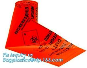Wholesale High temperature resistance 120C Biohazard Garbage Bags Medical Wast Bags for Sterilization Used in Hospital, bagease from china suppliers
