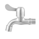1/2" Nominal SS304 Brushed Angle Valve Faucet Less Outlet Sleeve HPB 57-3