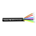 PVC Silver Plated Multi Core Copper Flexible Cable Wire Unshielded UL 2678