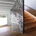 Laser Cut Aluminum Perforated Carved Screen Panels for interior decorative room