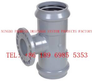 Wholesale Two faucet and one flange reducing tee PVC-U UPVC Flexible Joint Fittings from china suppliers