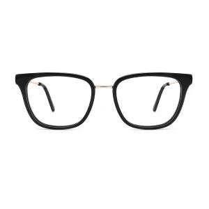 Wholesale Customize Logo Acetate Metal Glasses Frames , Cateye Clear Glasses For Women from china suppliers