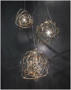 Wholesale Postmodern creative art simple stainless chandelier living room Doodle Vertical chandelier(WH-MI-359) from china suppliers