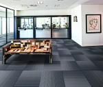 50*50cm Office Carpet Flooring , Polypropylene Floor Tiles With Fiber Glass