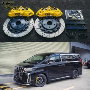Wholesale Front Big Brake Kit 6 Piston Caliper With 355x32mm Rotor BBK Auto Brake System For Toyota Alphard 19 Inch Car Rim from china suppliers