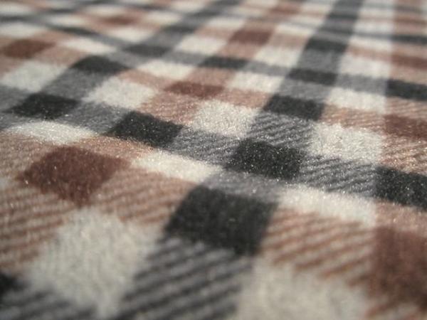 Digital Printing Velboa Fur Fabric Plaid Polar Fleece Fabric 150GSM~300GSM