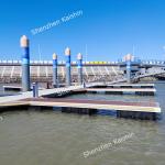 Aluminum Alloy Dock Marina Float Floating Pontoon Marine Floating Docks