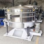 Cylindrical vibrating screen for quartz sand fertilizer large production