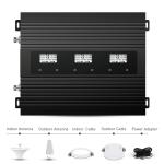 80dB Gain Multi Band Cell Phone Signal Booster 800MHz 900MHz 1800MHz