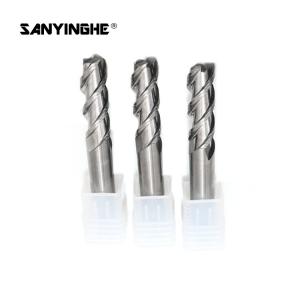 China Single 2 3 Flute End Mill Cnc Carbide Router Bit Aluminum Milling Cutter CAD CAM Spiral Cutting Tool on sale