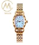 Quartz Movement Stainless Steel Strap Watch with Fashionable Buckle Clasp for