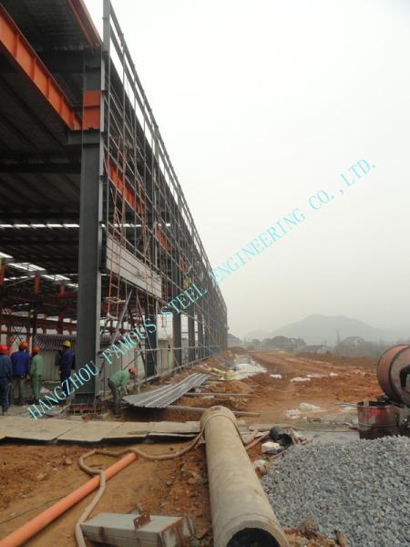87 X 92 Prefabricated ASTM Industrial Steel Buildings With Grade A36 Shapes /
