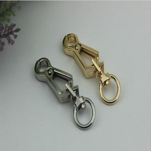 Wholesale Fancy style bag fitting 11 mm gold &amp; nickel color metal spring clip snap hook for handbag from china suppliers