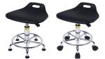 Black Polyurethane PU Leather Seat Esd Cleanroom Chair Student Laboratory