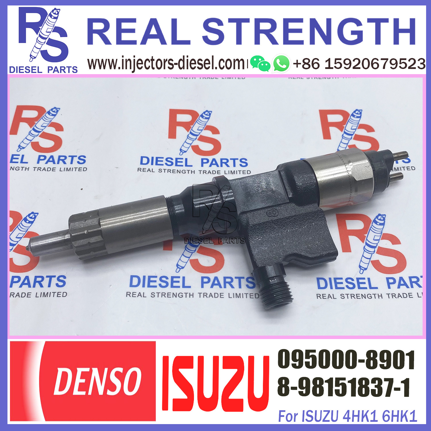 diesel fuel common rail injector 095000-8900 095000-8901 095000-8902 for 6HK1 8-98151837-0 8-98151837-1 8-98151837-3