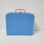 Blue Color Baby 157gsm 200gsm Coated Paper Materials Cardboard Suitcase Box