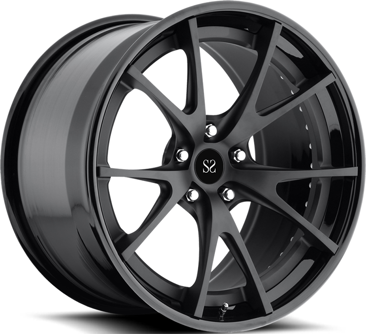 Black Barrel For BMW X3m wheels 22 inch 2-PC Forged Alloy Custom Rims