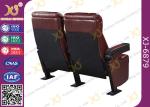 Fixed Seat High Back Comfortable Cinema Theater Chairs With Drink Cupholder
