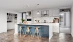 Matt Shaker Lacquer Furniture Modular Kitchen Cabinet Made In China
