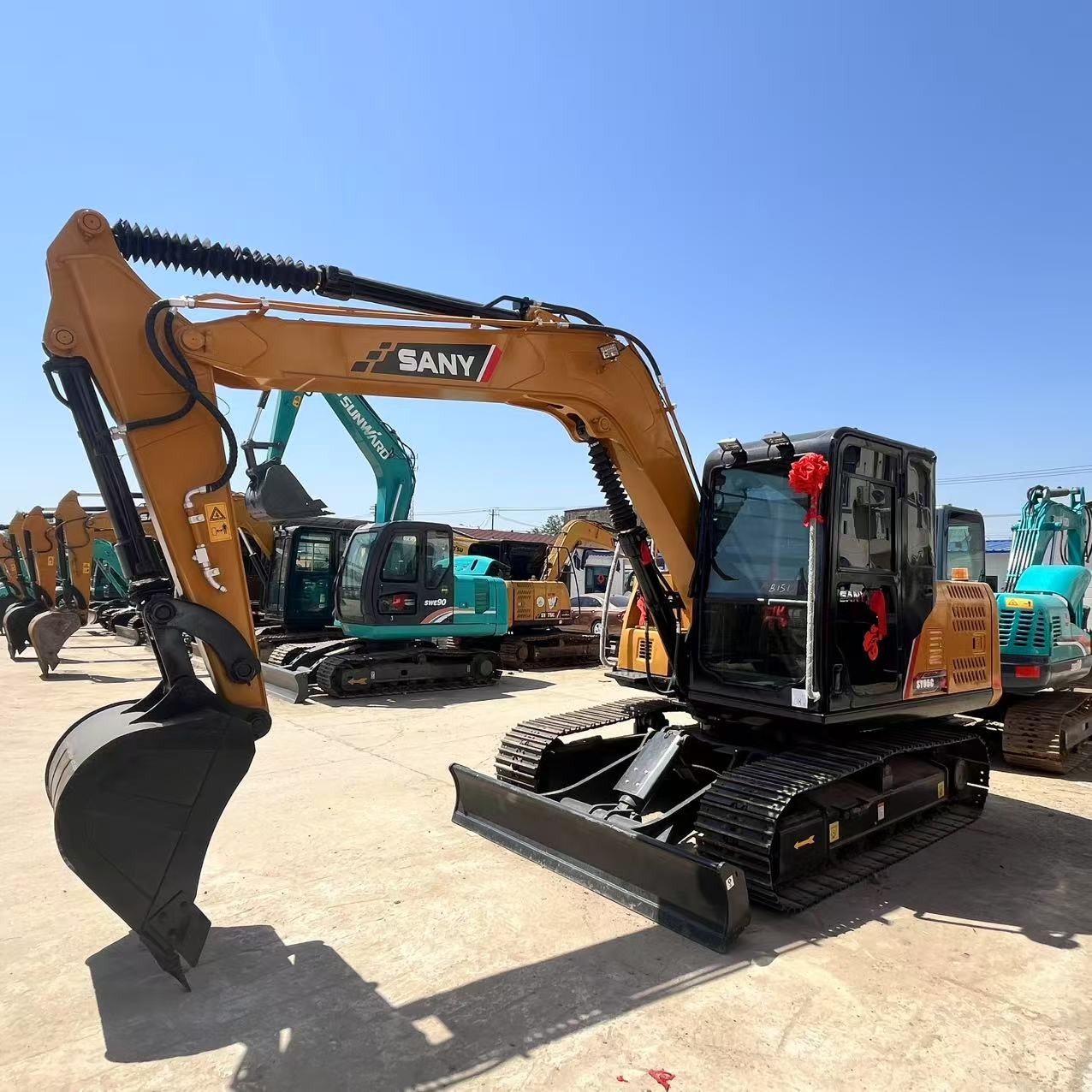 Used Sany Sy95c Excavator Machine Refurbished Mini Digger