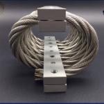 Circular Wire Rope Isolators Stainless Steel Compressor Aerospace Launcher