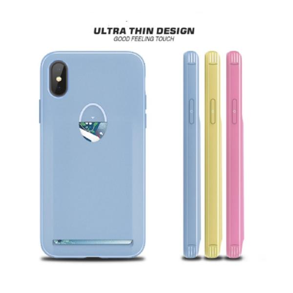 Multicolor Card Slot Soft TPU Protective Case Back Cover for Samsung J5 2017 A8 2018 A5 2017 J2 PRO NOTE9 NOTE8 S9 PLUS