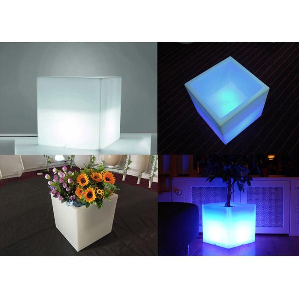 Garden Decoration Light Up Flower Pots Non Toxic Safe For Human Health